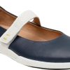 Benvado Ballerina | Rosita Blu Navy/Off White, Vitello Matt